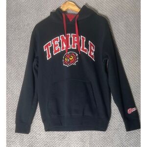 Temple University Owls Hoodie Mens Small NCAA Collegiate Sweatshirt